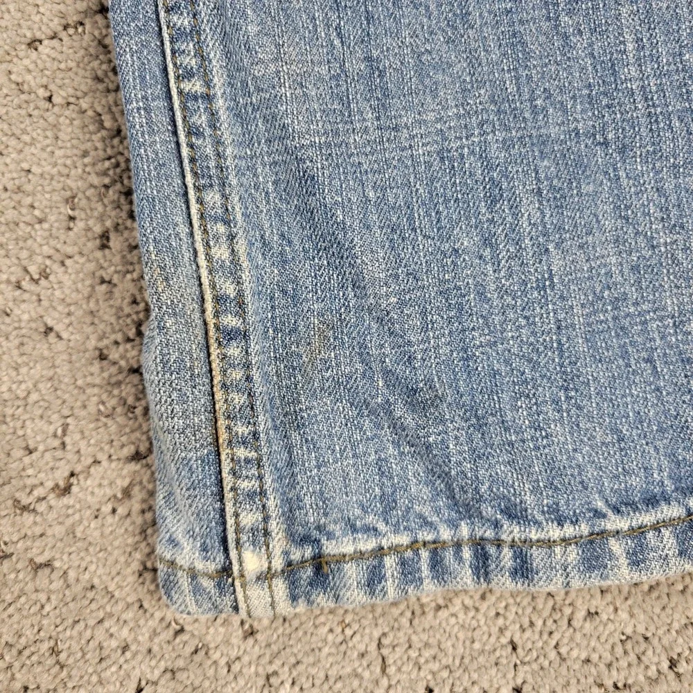 Levis 559 Jeans Mens 32x32 Blue Relaxed Straight Leg Faded Whisker Medium Wash